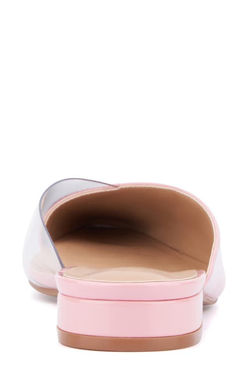 Torgeis Jaina Pointed Toe Mule In Pink