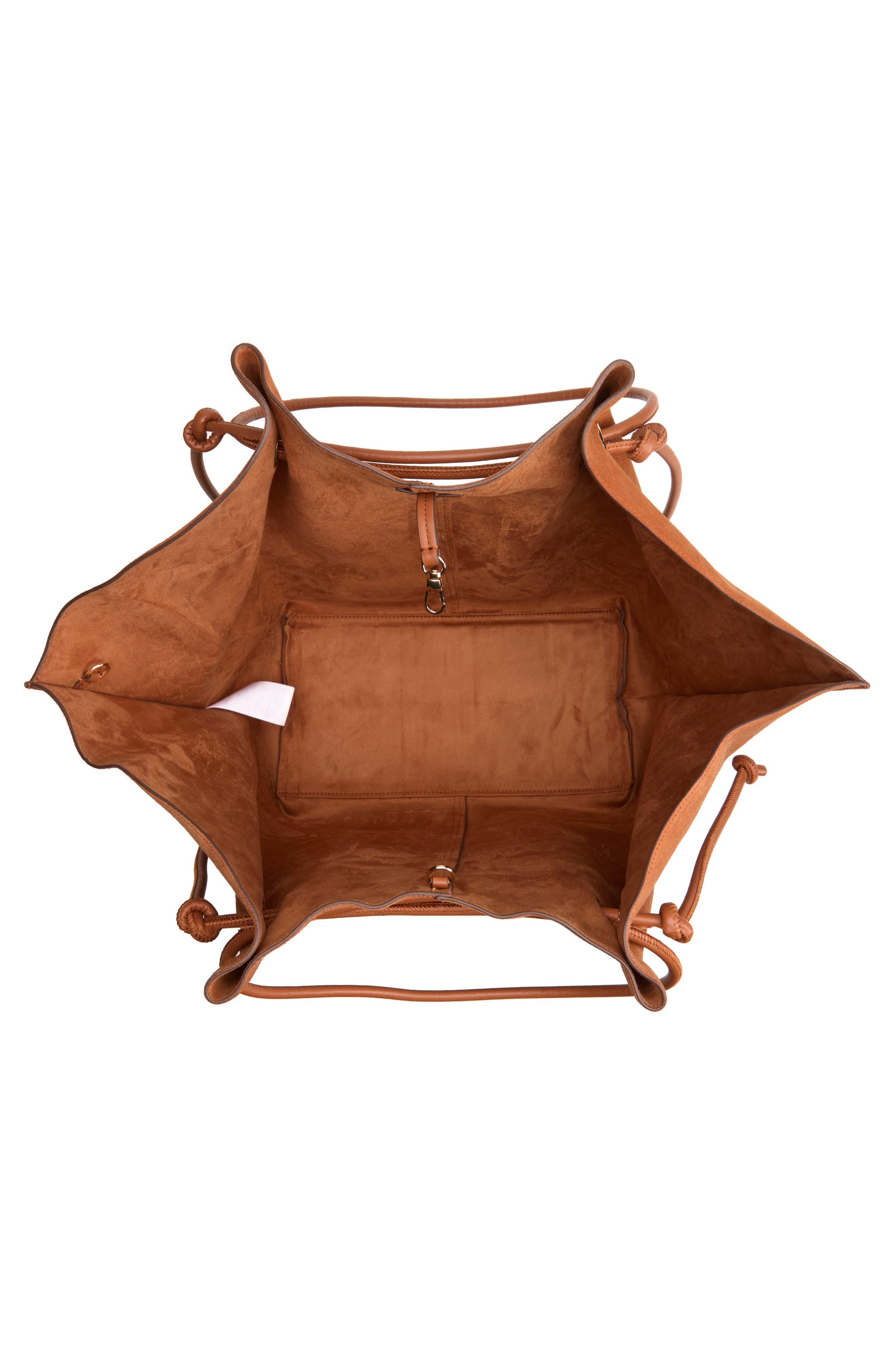 Suede Tote, Alternate, color, CUOIO