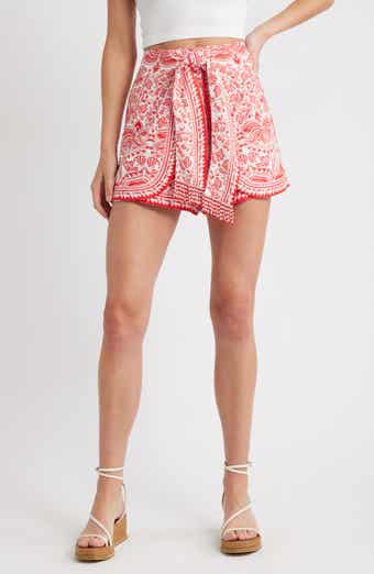 FARM Rio River Ride Linen Blend Shorts