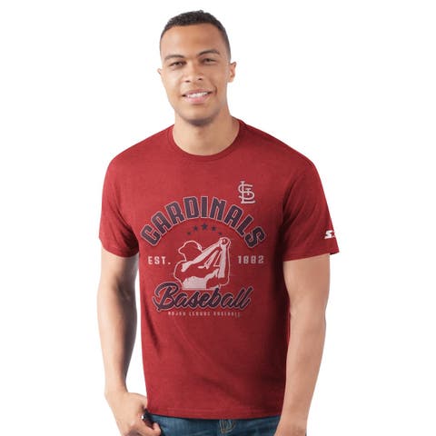 Men's Starter  Red St. Louis Cardinals Prime Time Batter T-Shirt