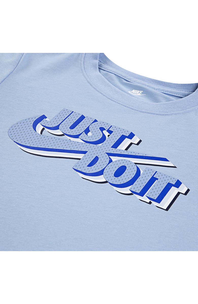 Nike Kids' Just Do It Graphic T-Shirt, Alternate, color, Psychic Blue