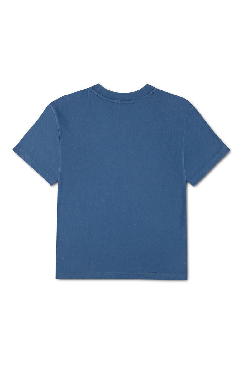 Kids' Sunfaded Logo T-Shirt, Alternate, color, MOONLIGHT BLUE