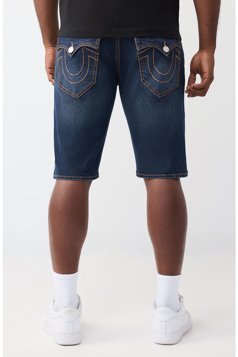 Ricky T-Flap Pocket Denim Shorts, Alternate, color, DARK HAWK'S EYE WASH