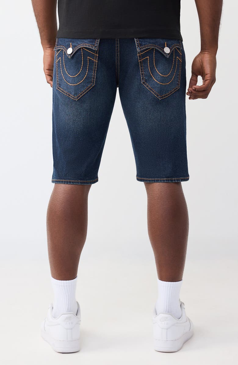 True Religion Ricky T-Flap Pocket Denim Shorts, Alternate, color, 