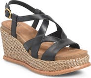 Söfft Devyn Slingback Espadrille Platform Wedge Sandal