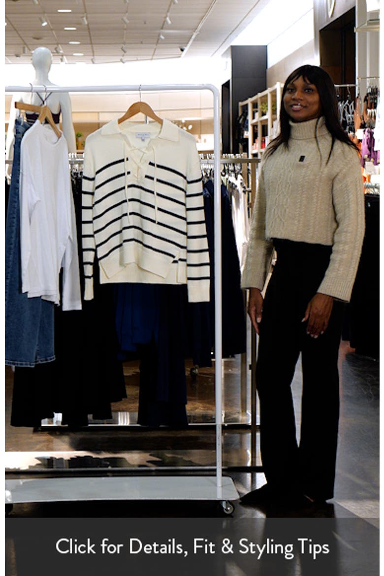 Adrienne Lace Up Sweater video