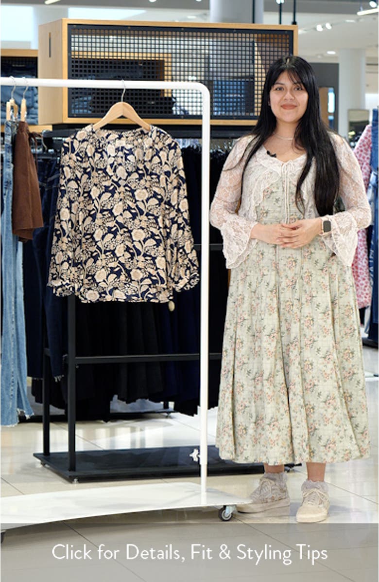 Portia Floral Top, sales video thumbnail