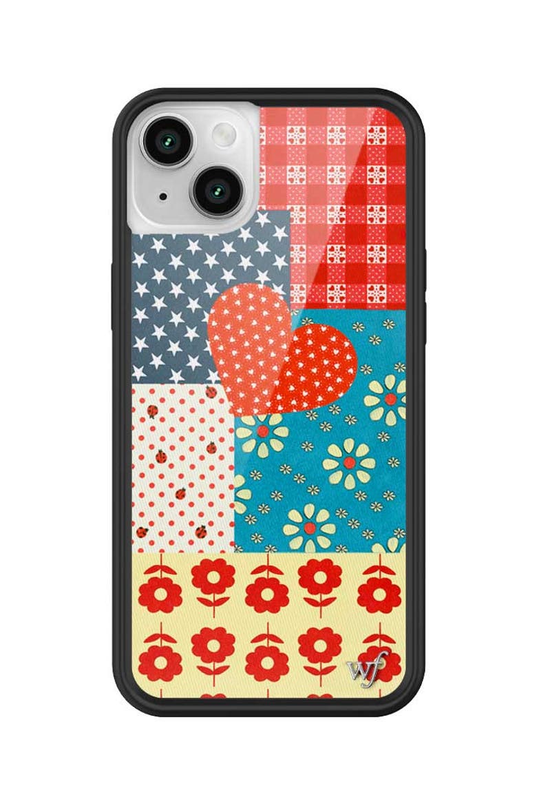 Flower Patch iPhone Case, Alternate, color, Red