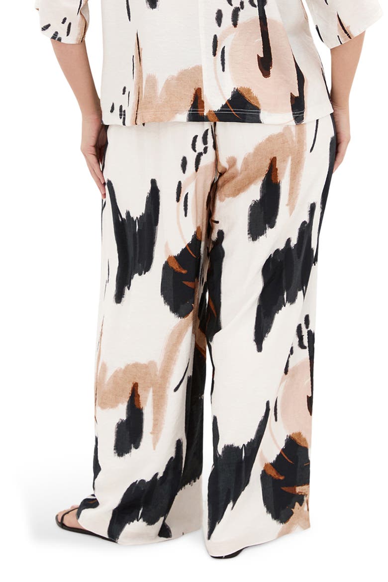Alexi Exhibit Print Wide Leg Pants, Alternate, color, EXHIBIT