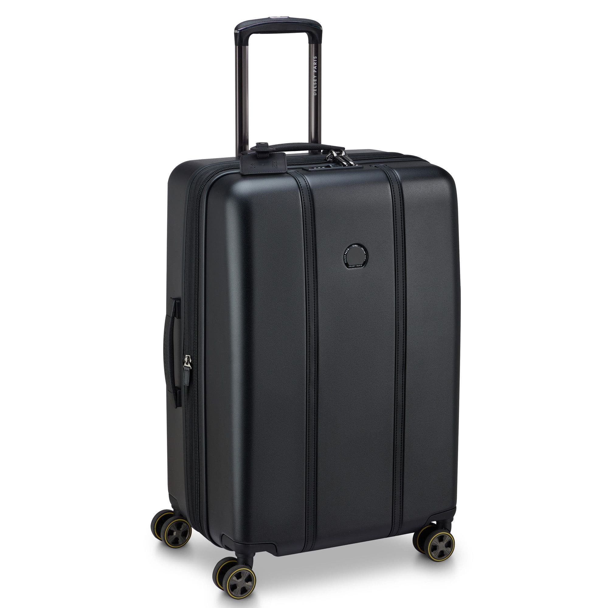 Delsey Paris Cadence 24" Expandable Spinner, Main, color, Deep Black