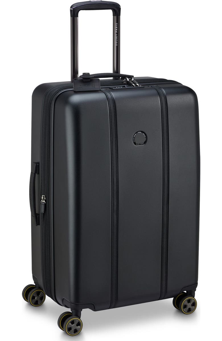 Delsey Paris Cadence 24" Expandable Spinner, Main, color, Deep Black