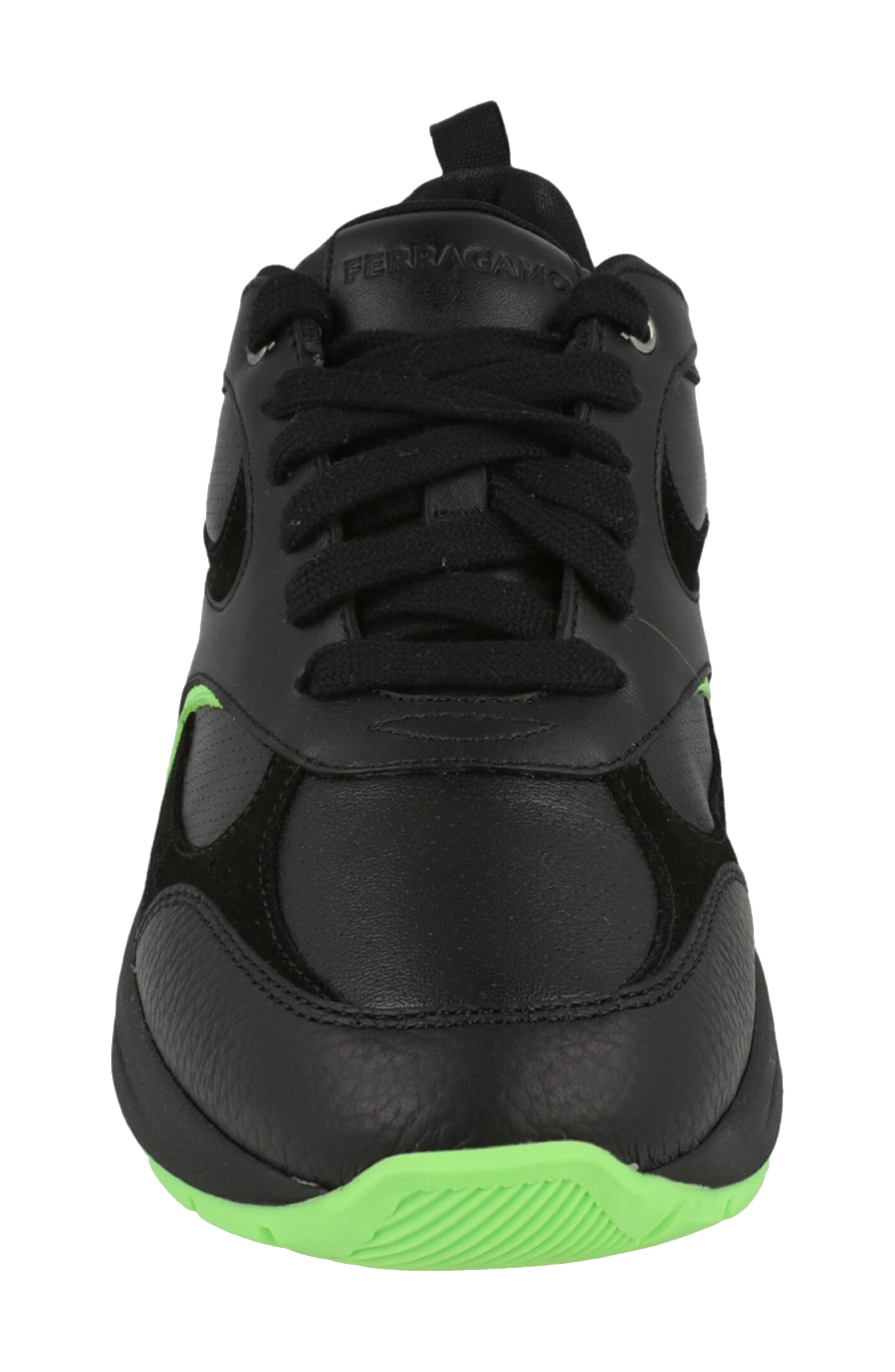 FERRAGAMO Cosimina Low Top Sneaker, Alternate, color, Black