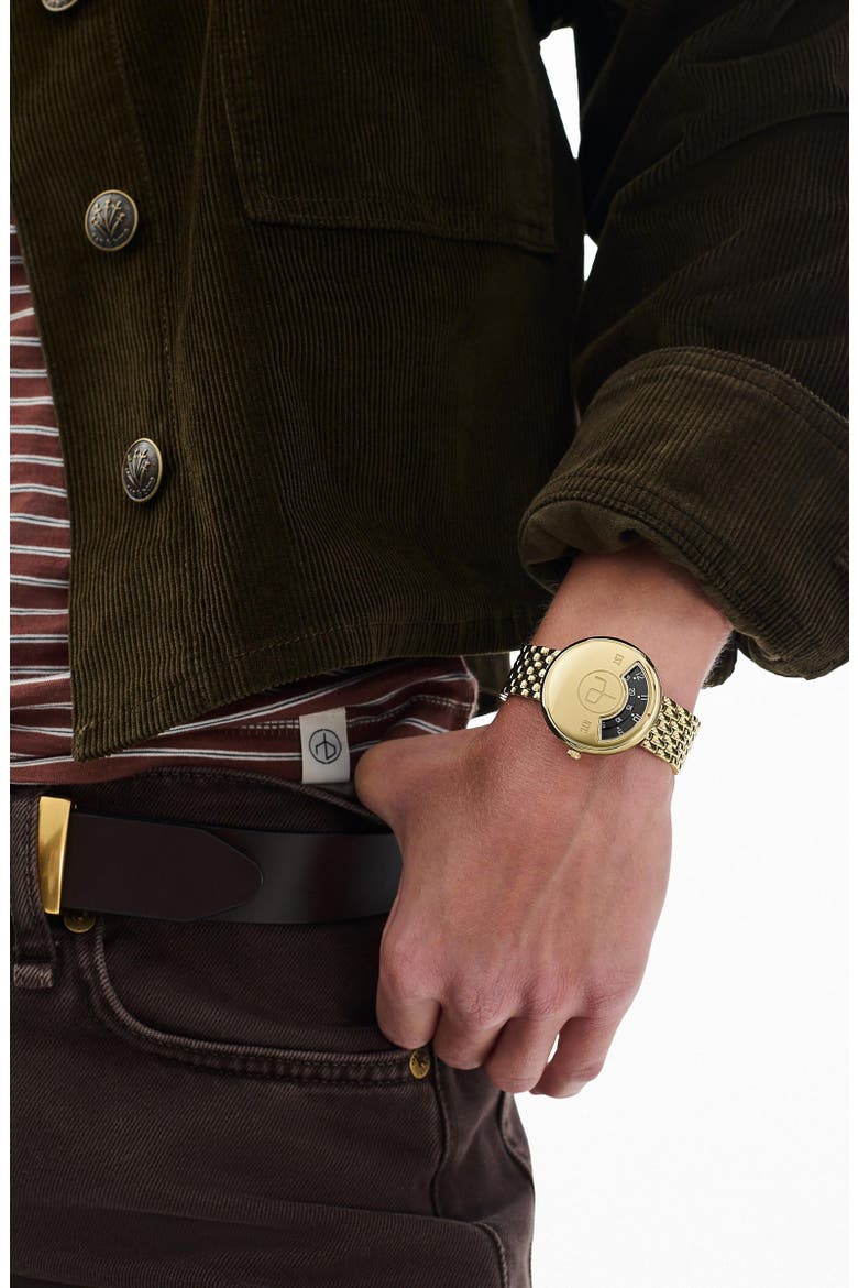 Carrie Bracelet Watch, 35mm, Alternate, color, GOLD