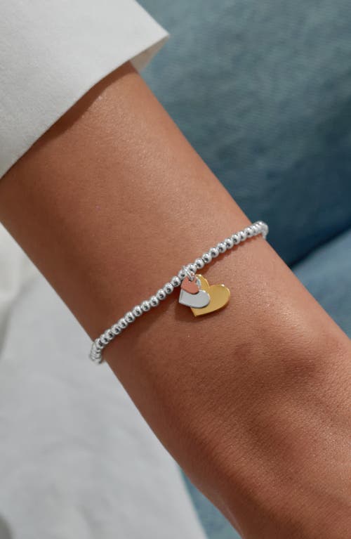 A Littles & Co. A Littles & Co A Little 'three Generations' Bracelet In Silver, Gold-tone, And Rose Gold-tone Platin In Silver