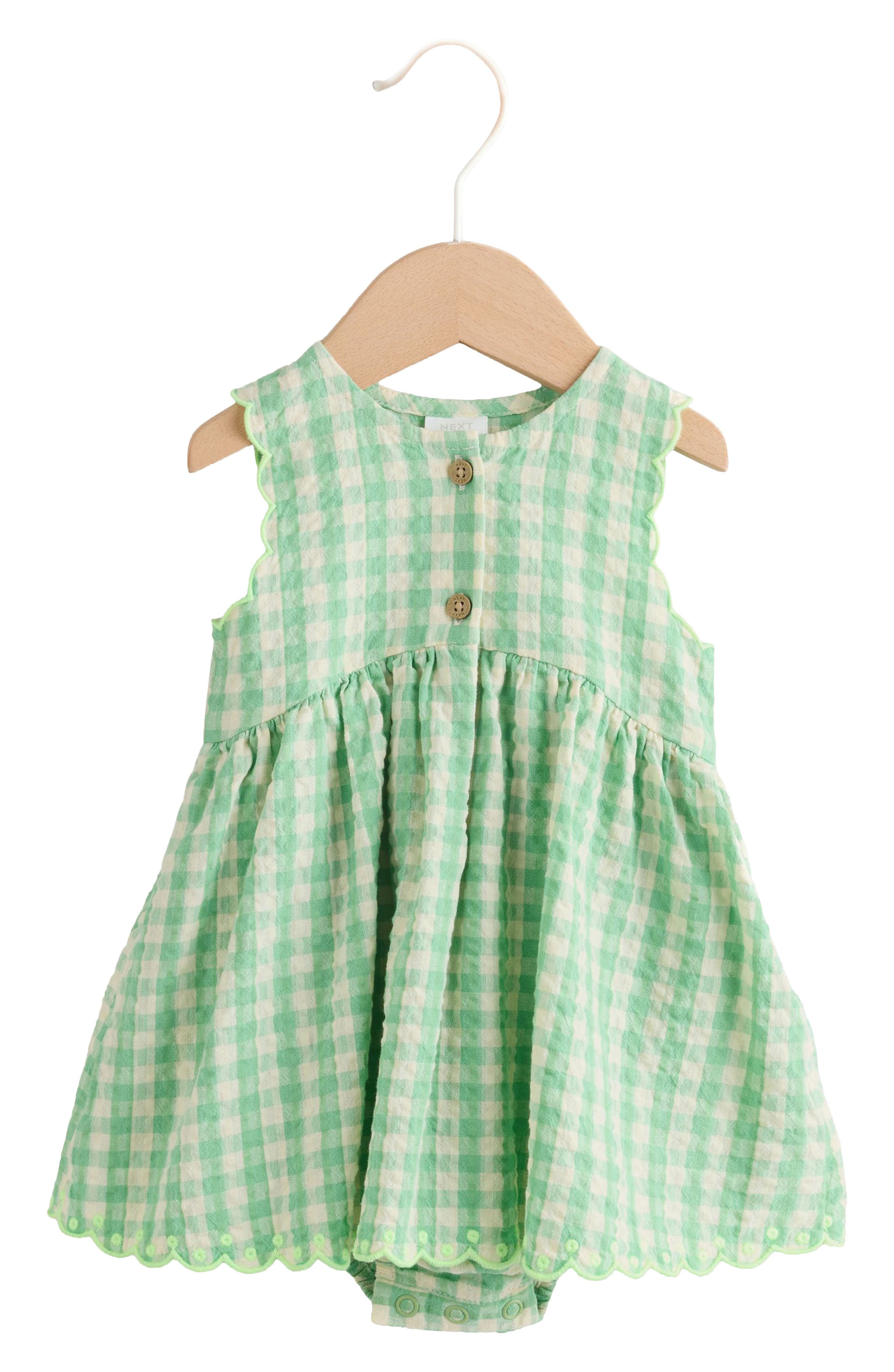 NEXT Kids' Sleeveless Gingham Dress — фото 2