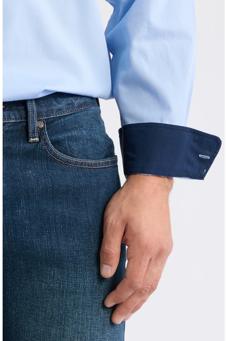 Wrinkle Free Solid Shirt, Alternate, color, LIGHT BLUE