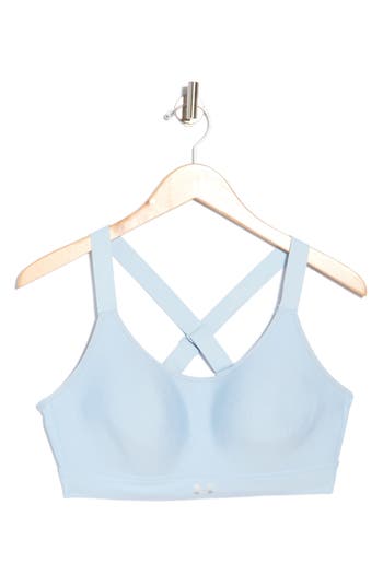 Under Armour Continuum Mid Impact Racerback Sports Bra In Blue