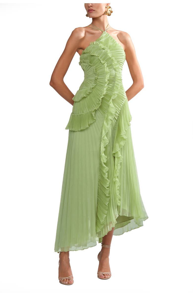 AMUR Lorelie halter gown, Alternate, color, 