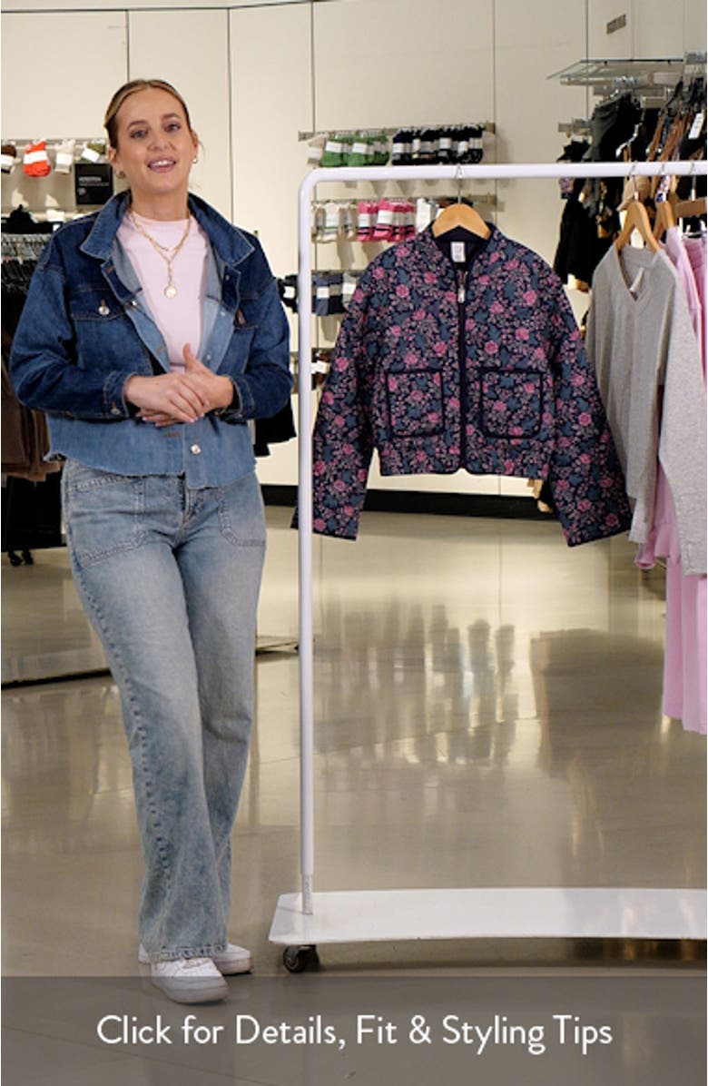 Kids' Quilted Bomber Jacket, sales video thumbnail