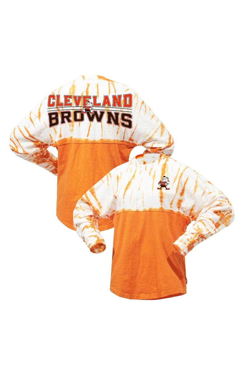 FANATICS Women's Fanatics Branded Orange Cleveland Browns Vintage Bamboo Spirit Jersey Long Sleeve T-Shirt, Main, color, Orange