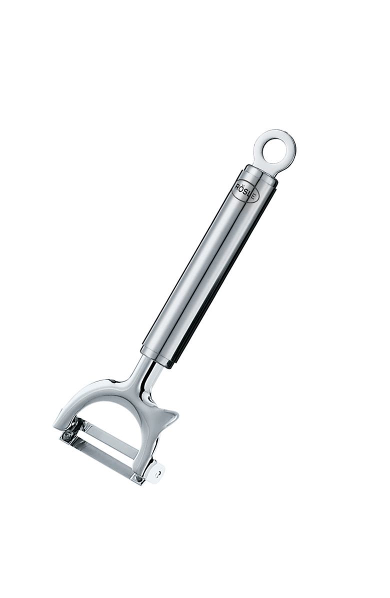 Rosle Stainless Steel Swivel Crosswise Vegetable Peeler, 1.5-Inch, Main, color, Silver