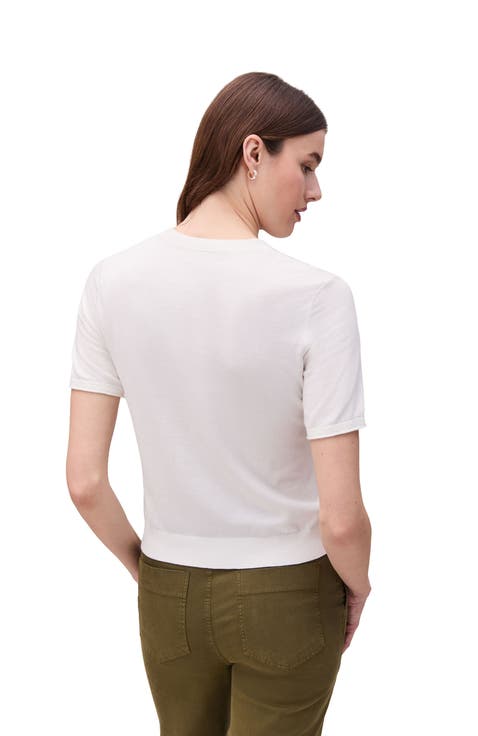 Washable Cotton Silk Tee