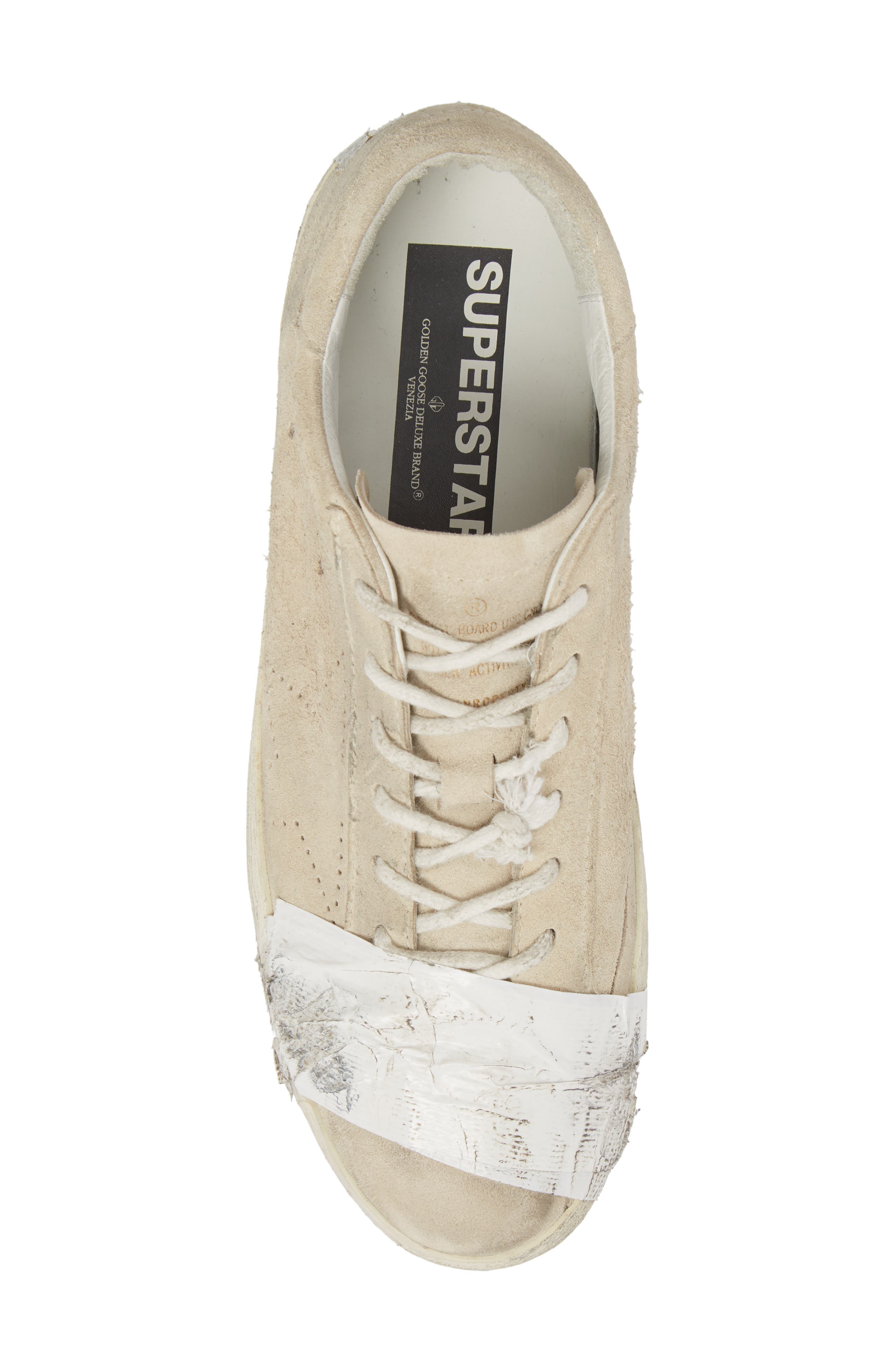 Superstar Taped Sneaker, Alternate, color, CREAM SKATE-WHITE SCOTCH