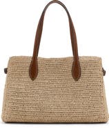 MANGO Raffia Tote