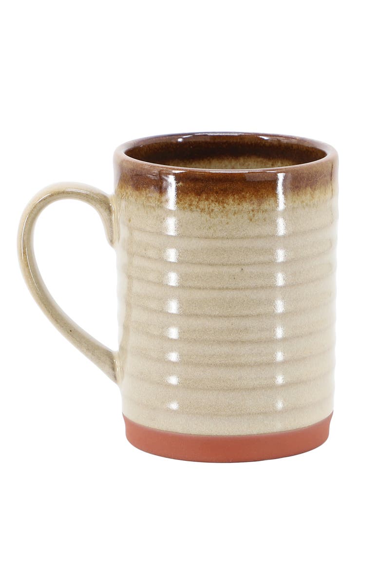 Gibson Home Terra Bella 4 Piece 18.5 Ounce Terracotta Mug Set, Alternate, color, Grey