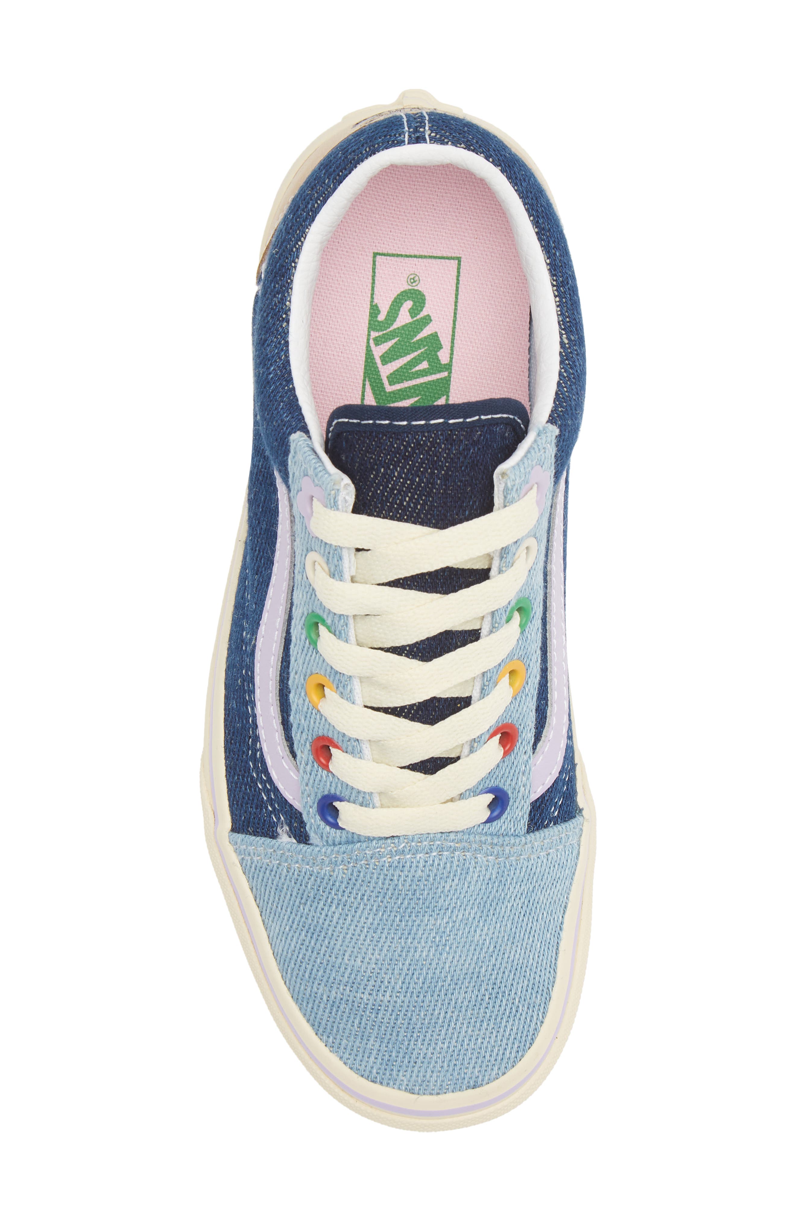 Vans Old Skool Denim Sneaker, Alternate, color, 