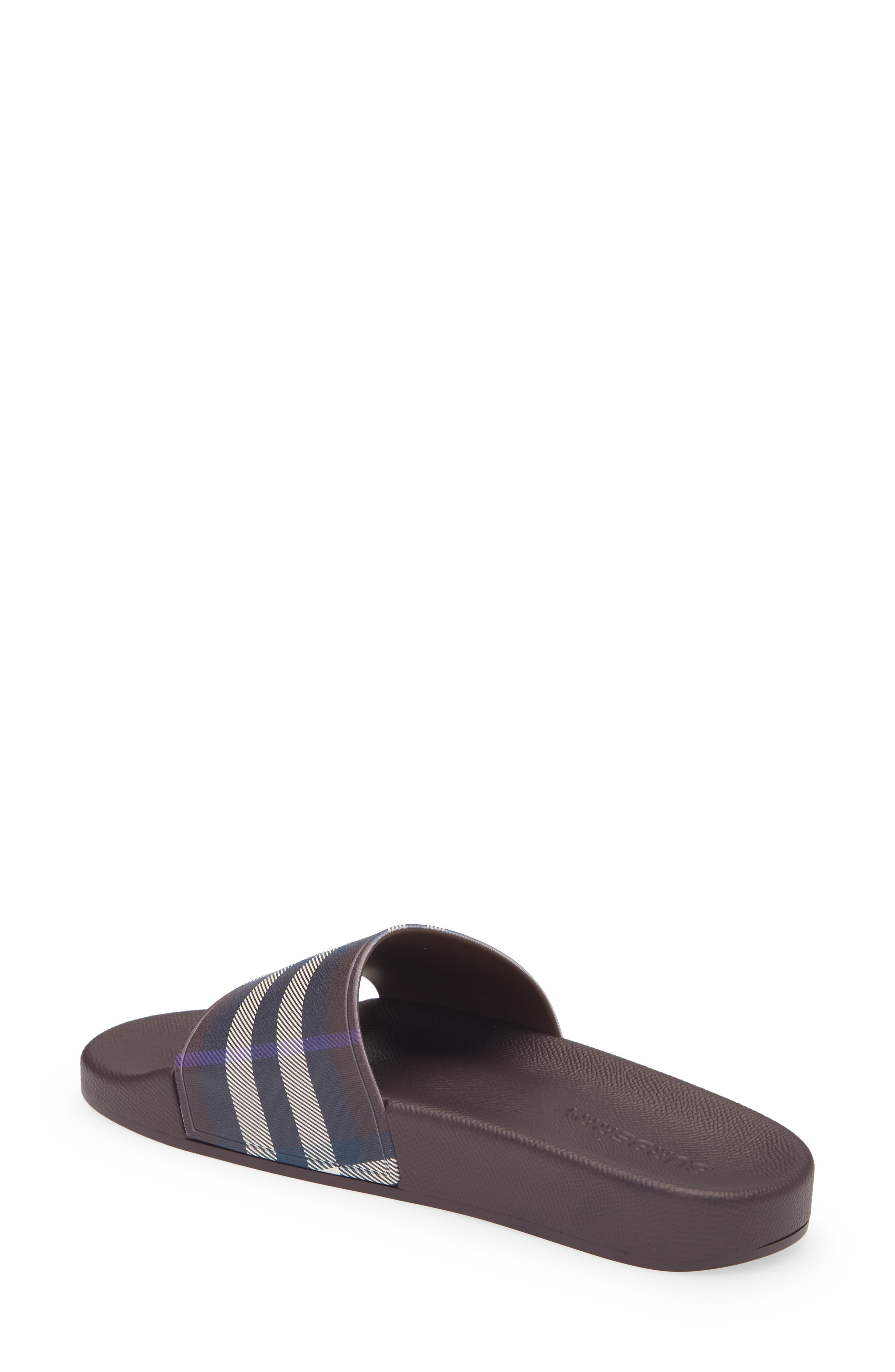 Burberry Furley Check Slide Sandal, Alternate, color, 