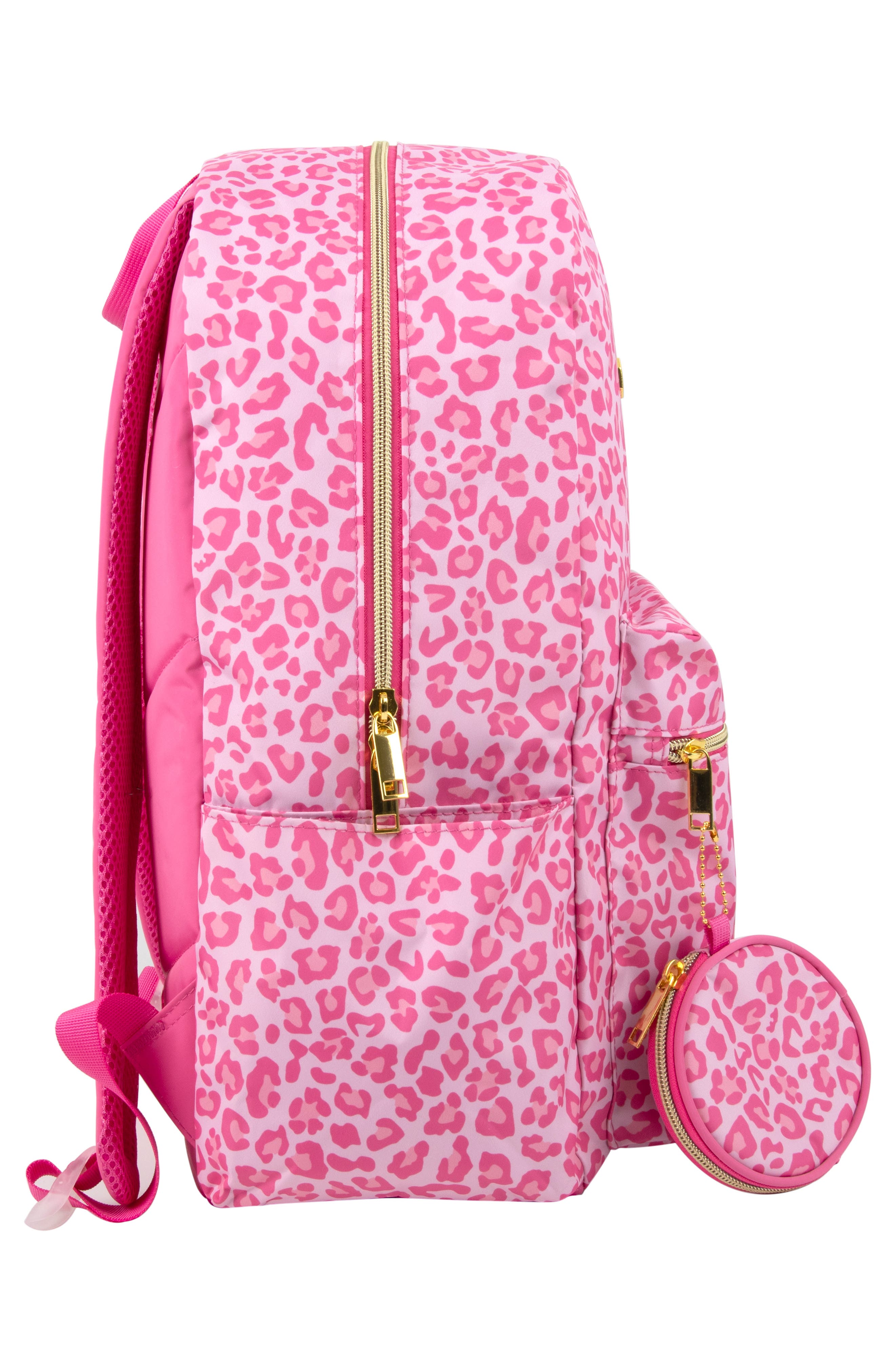 Jessica Simpson Kids' Pink Leopard Backpack with Lunch Tote, Alternate, color, 