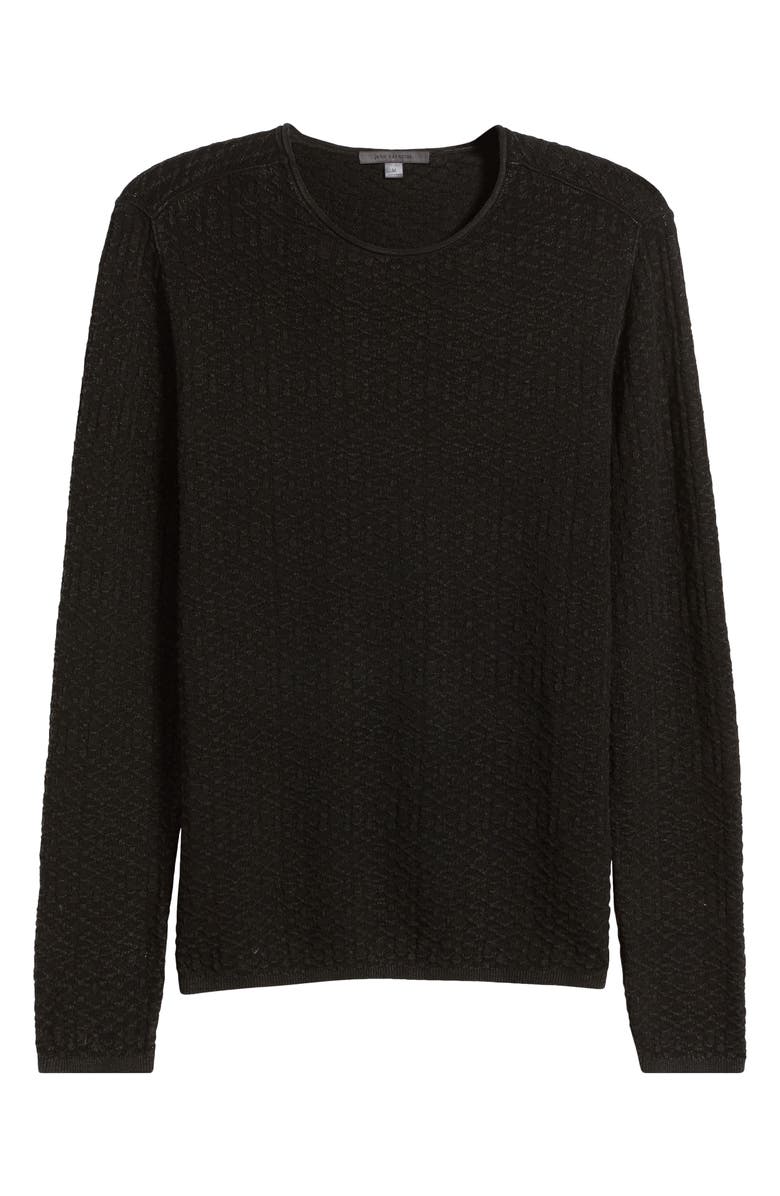 John Varvatos Riley Textured Knit Shirt, Alternate, color, 