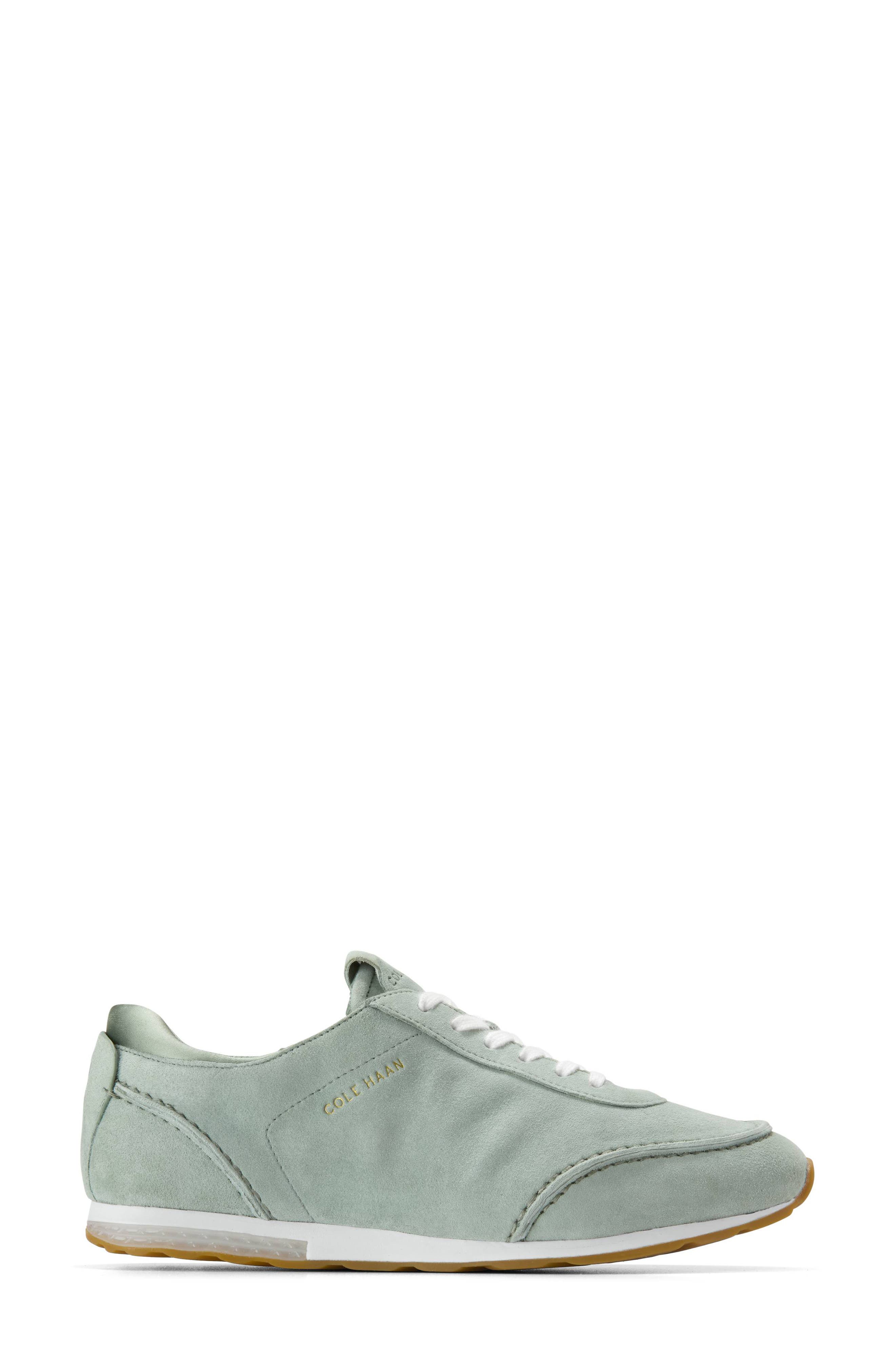 Cole Haan GrandPro Energy Weave Runner Shoe, Alternate, color, Lily Pad Leather/ Satin