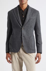 Eleventy Single Breasted Soft Slim Fit Jacket