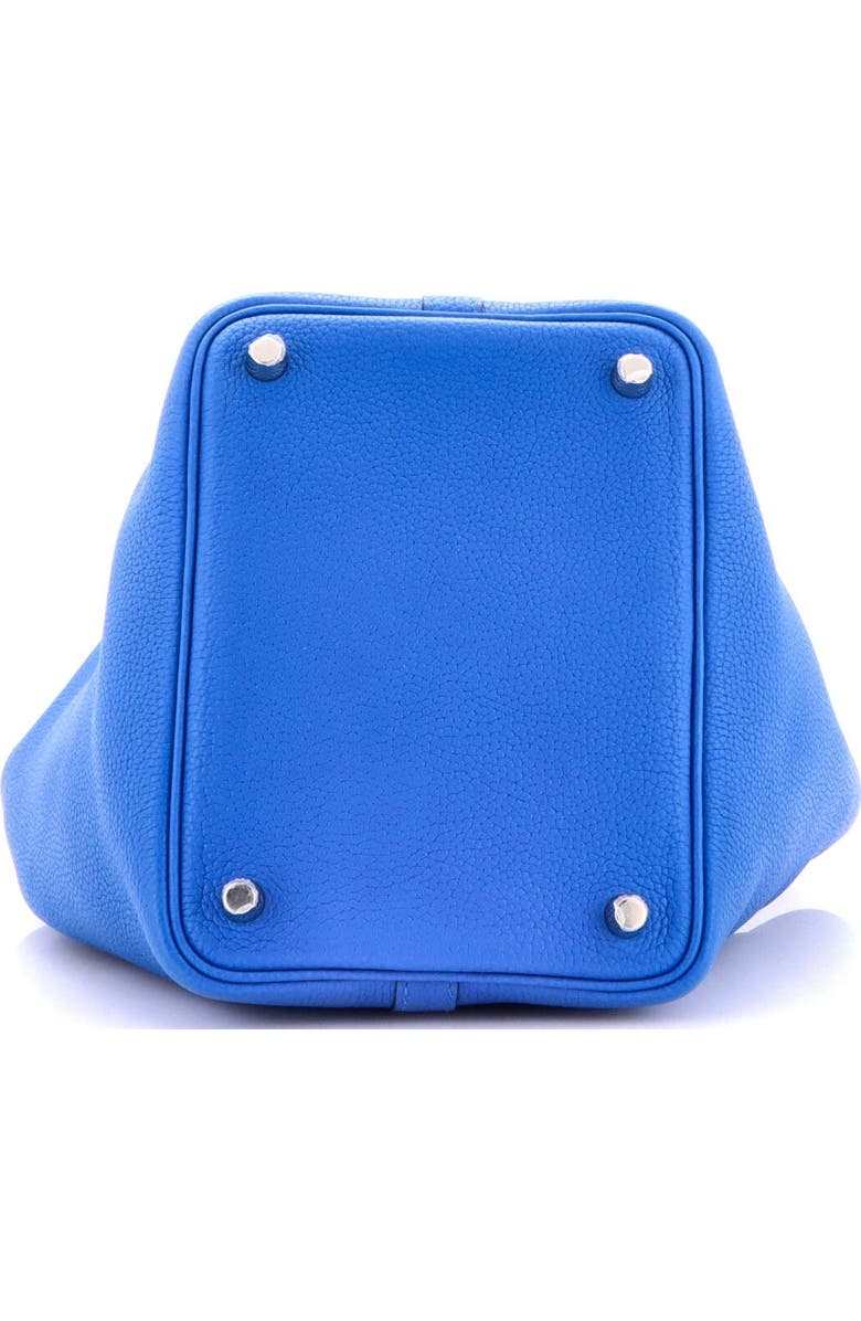 Pre-Owned Hermes Picotin Lock Bag Maurice PM, Alternate, color, Bleu France