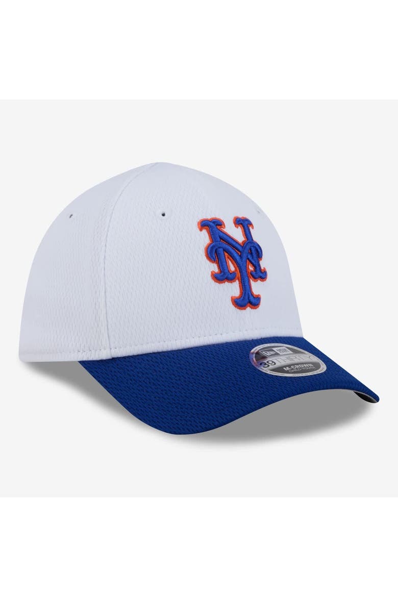 Toddler New Era  White New York Mets Baseball 39THIRTY M-Crown Adjustable Hat, Alternate, color, White