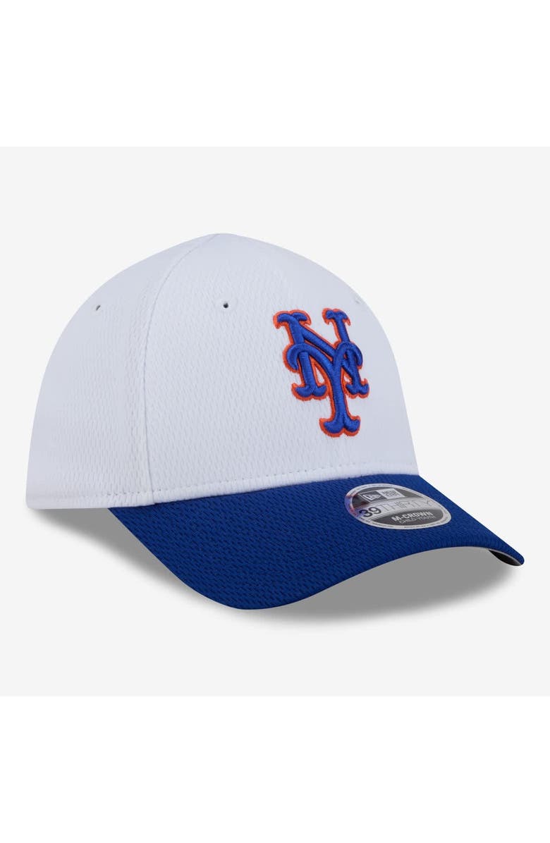 New Era Toddler New Era White New York Mets Baseball 39THIRTY M-Crown Adjustable Hat, Alternate, color, White