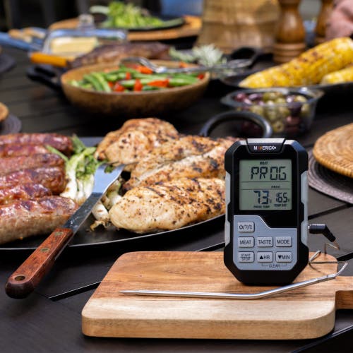 Maverick Single Probe Barbeque Thermometer And Timer In Multi