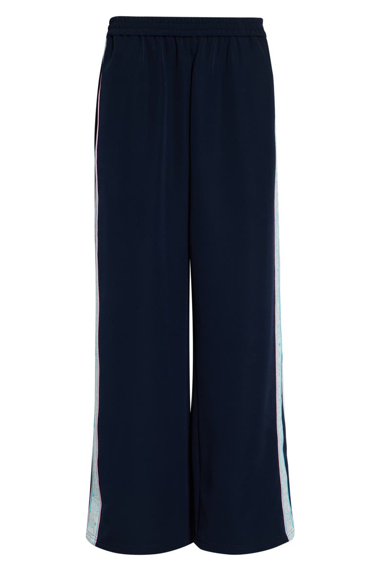 Broome Side Stripe Wide Leg Pants, Alternate, color, NAVY