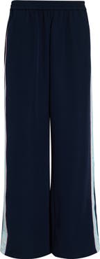 Sandy Liang Broome Side Stripe Wide Leg Pants