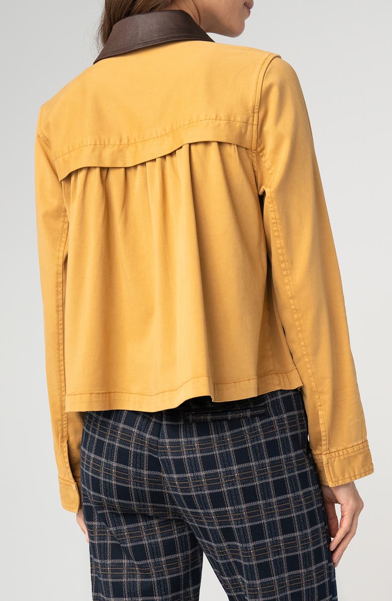 Liverpool Collar Swing Jacket, Alternate, color, Gold Rush
