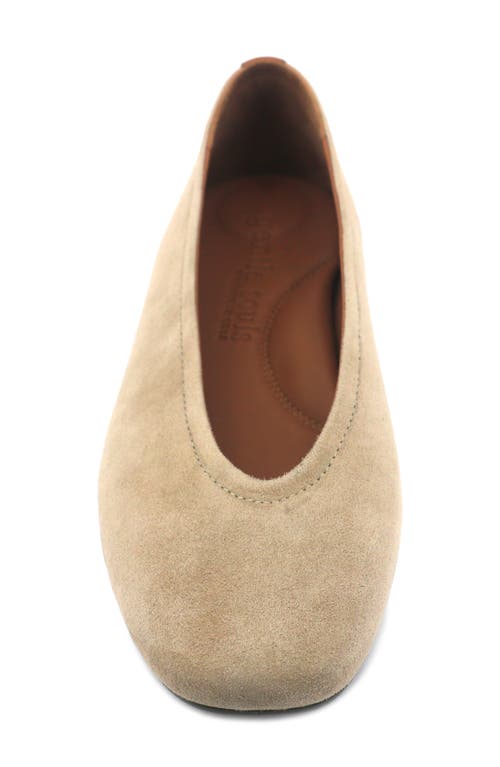 Gentle Souls Willow Woven Flat In Brown
