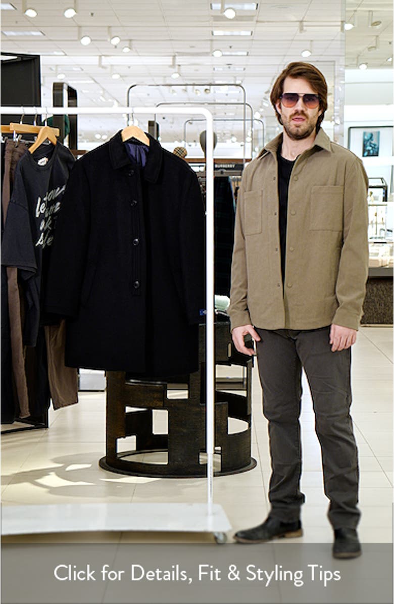 Melville Wool Blend Longline Coat, sales video thumbnail