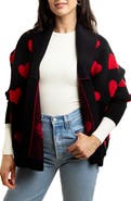 SAACHI Textured Heart Cardigan
