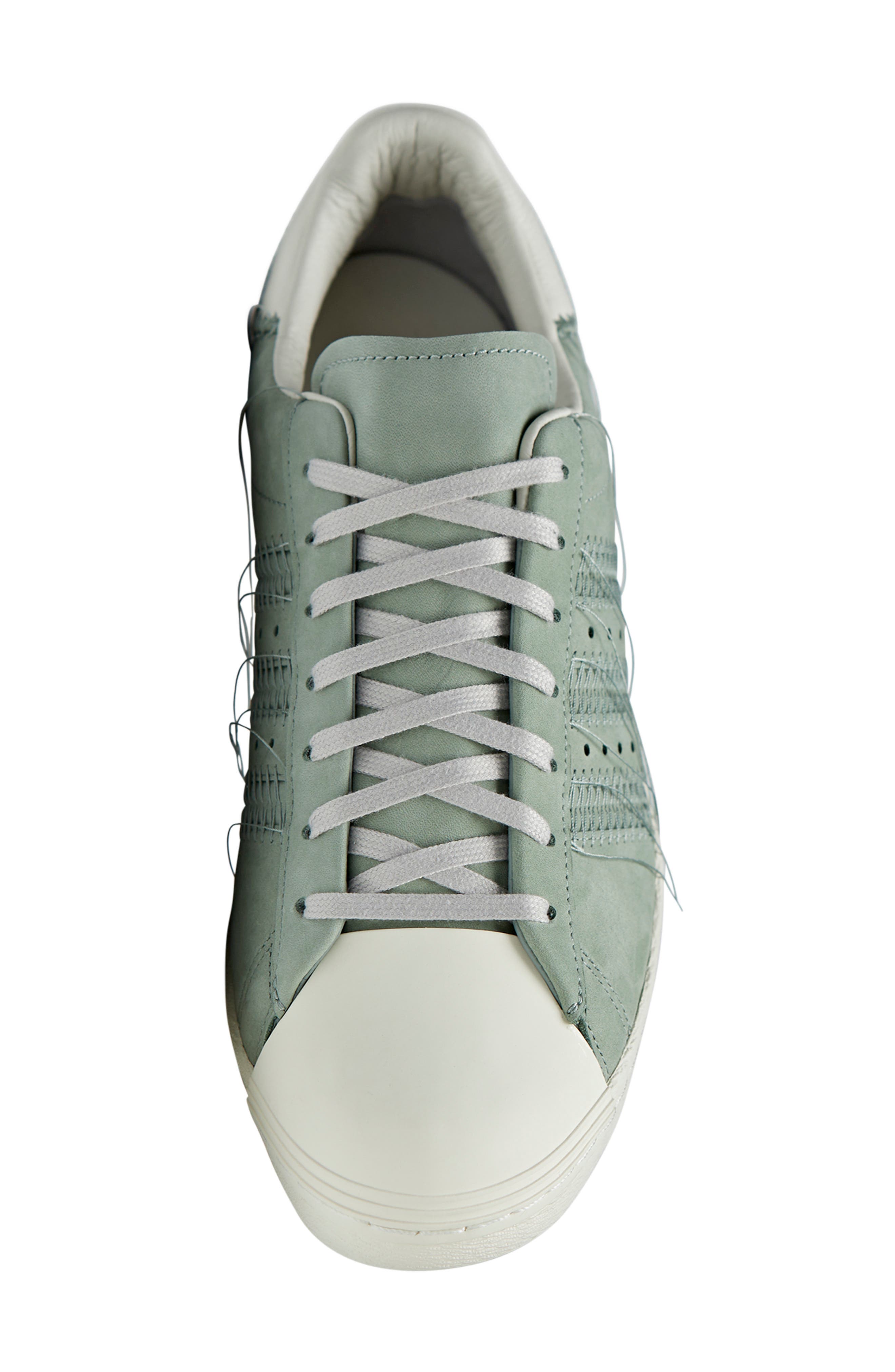 adidas Gender Inclusive Superstar Sneaker, Alternate, color, Silver Green/ White/ Brown