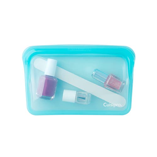 Cuisipro Pack-it Silicone Reusable Storage Bag, 400ml/13.5 oz In Blue