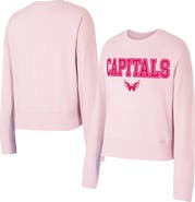 CONCEPTS SPORT Women's Concepts Sport Pink Washington Capitals Tonal Pullover Sweatshirt