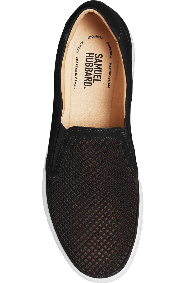Samuel Hubbard Featherlight Laguna Slip-On Sneaker, Alternate, color, Black Nubuck