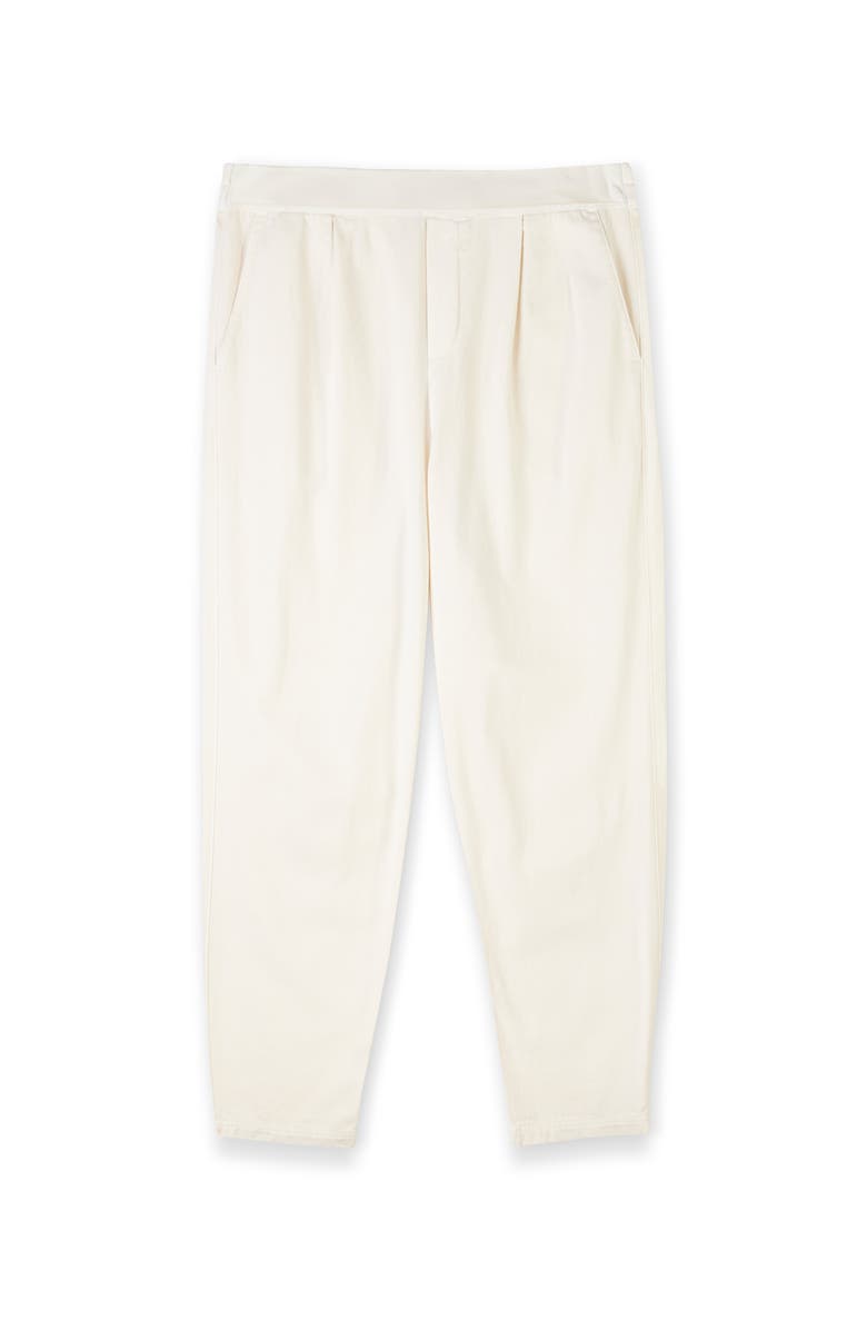 Celtic & Co. Twill Tapered Pull On Pants, Alternate, color, Oatmeal